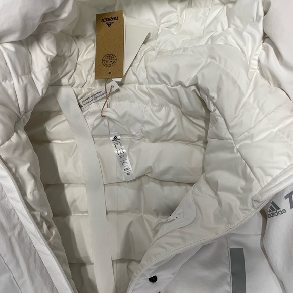 ADIDAS TERREX MYSHELTER COLD.RDY Insulated White Puffer Jacket Women S HG6036 - Picture 10 of 13